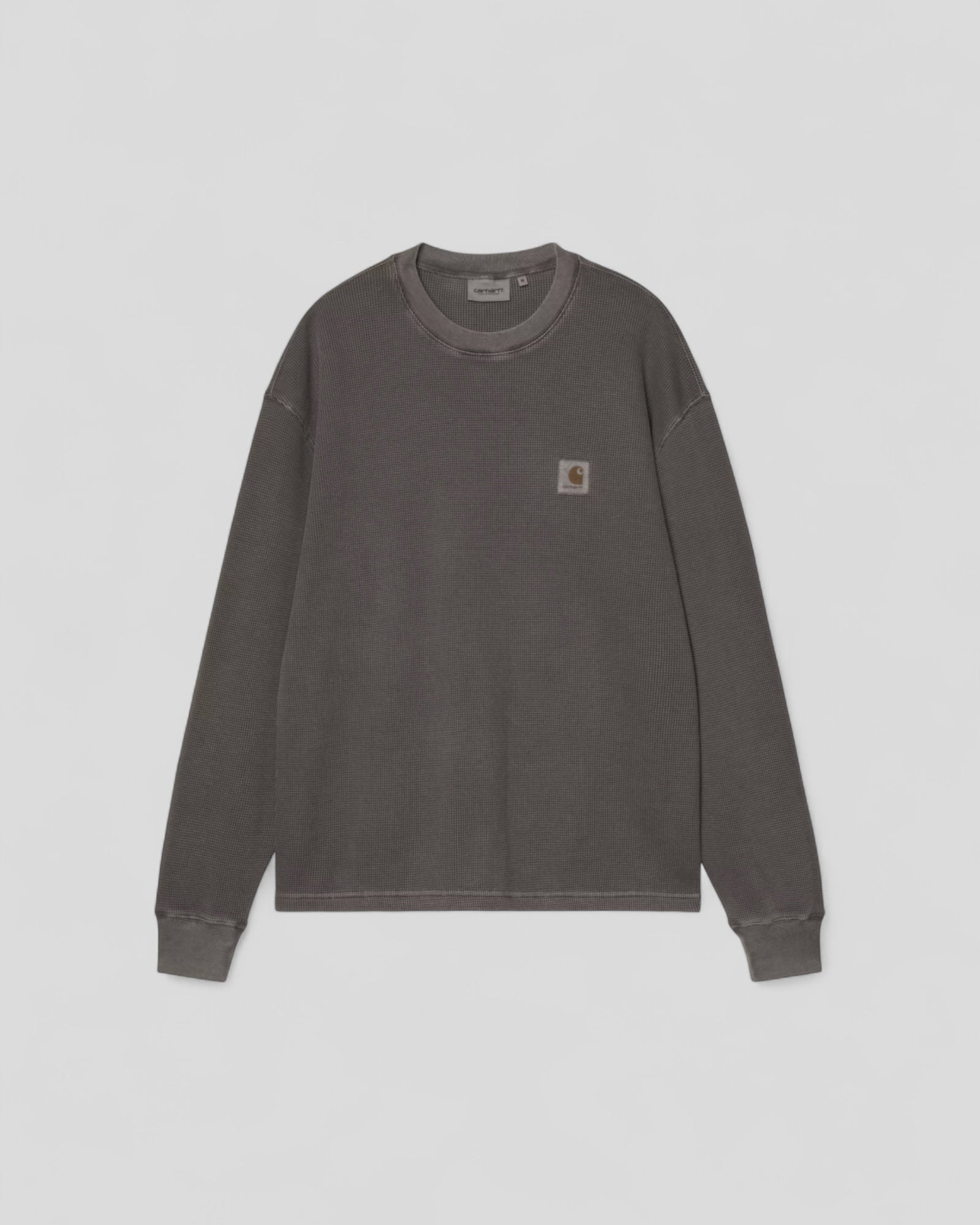 Carhartt || L/S Vista Waffle T-Shirt - Black Garment Dyed - M' Carhartt