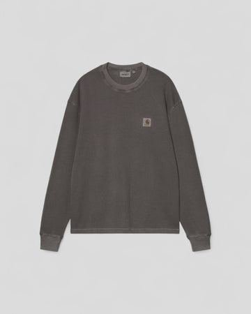 Carhartt || L/S Vista Waffle T-Shirt - Black Garment Dyed - M' Carhartt