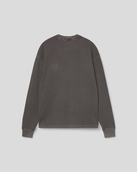 Carhartt || L/S Vista Waffle T-Shirt - Black Garment Dyed - M' Carhartt