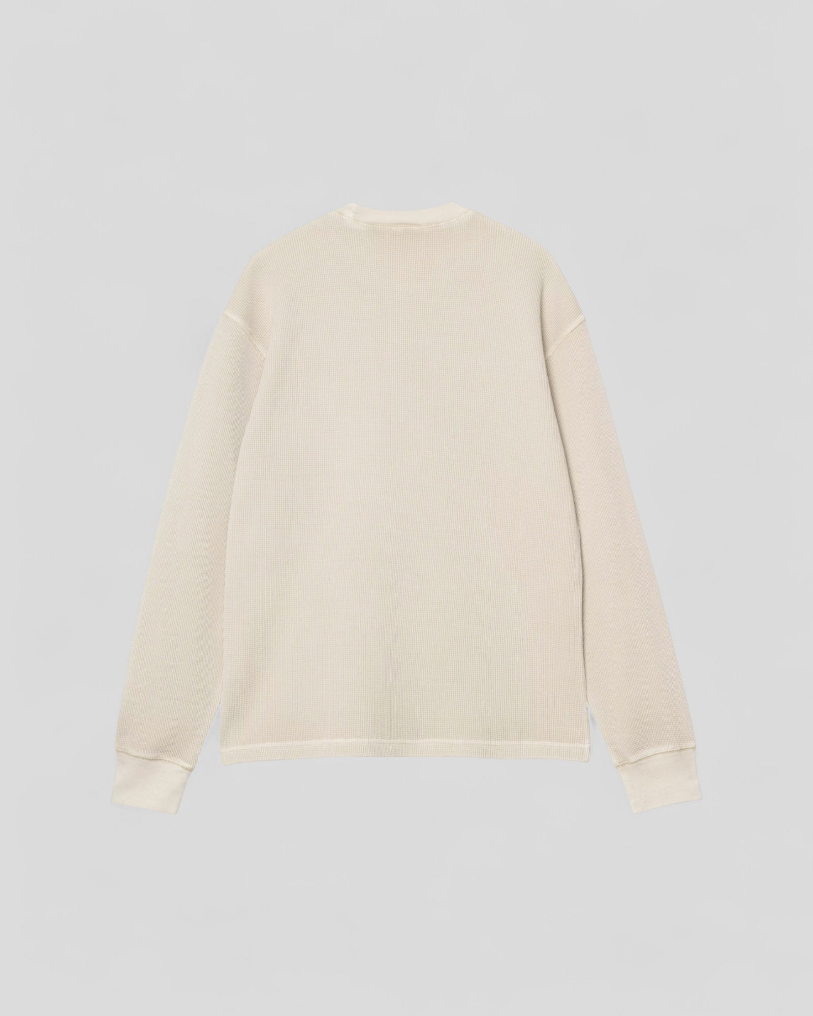 Carhartt || L/S Vista Waffle T-Shirt - Fleur De Sel Garment Dyed - M' Carhartt