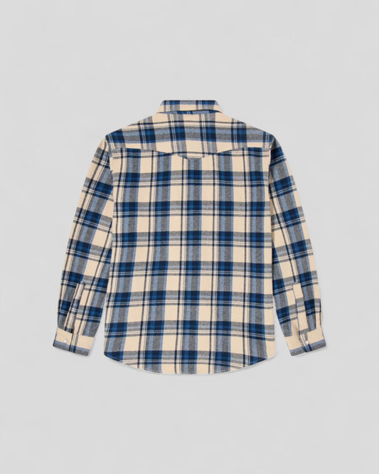 Edwin || Western Shirt LS - Blue Garment Washed - M" Edwin