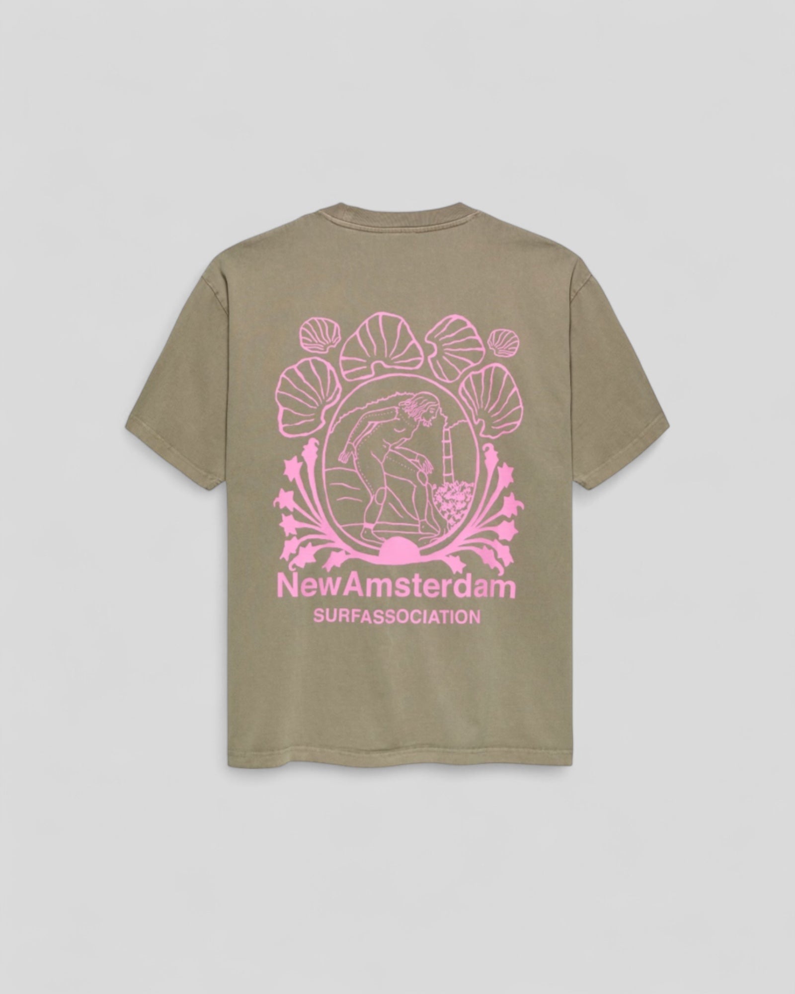 New Amsterdam || Lost Surfer Tee - Taupe - M' New Amsterdam Surf Association