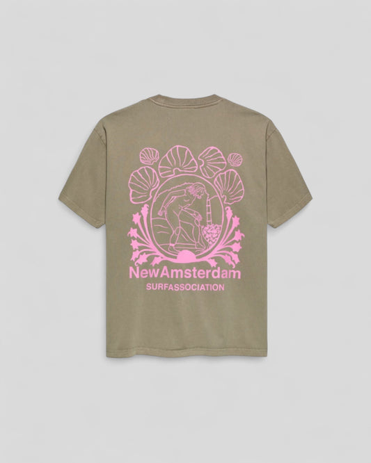 New Amsterdam || Lost Surfer Tee - Taupe - M' New Amsterdam Surf Association
