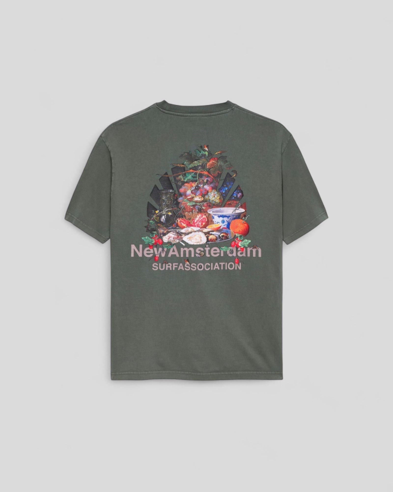 New Amsterdam || Buffet Tee - Shark Green - M' New Amsterdam Surf Association