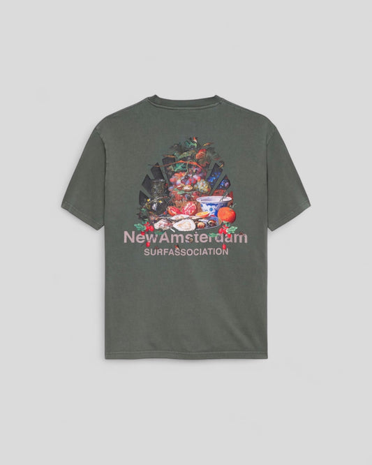 New Amsterdam || Buffet Tee - Shark Green - M' New Amsterdam Surf Association