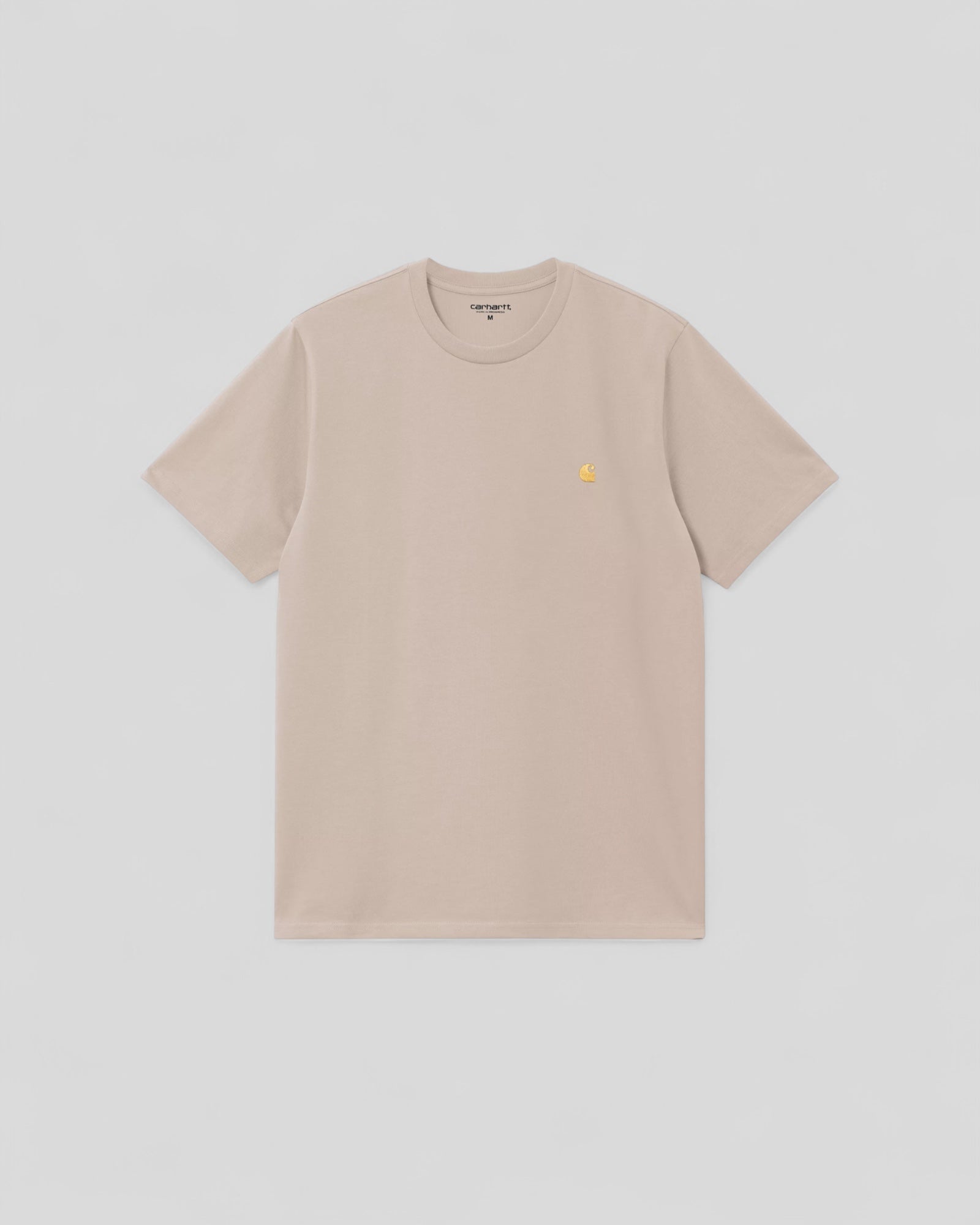 Carhartt || Chase T-Shirt - Fleur De Sel/Gold - M’ Carhartt