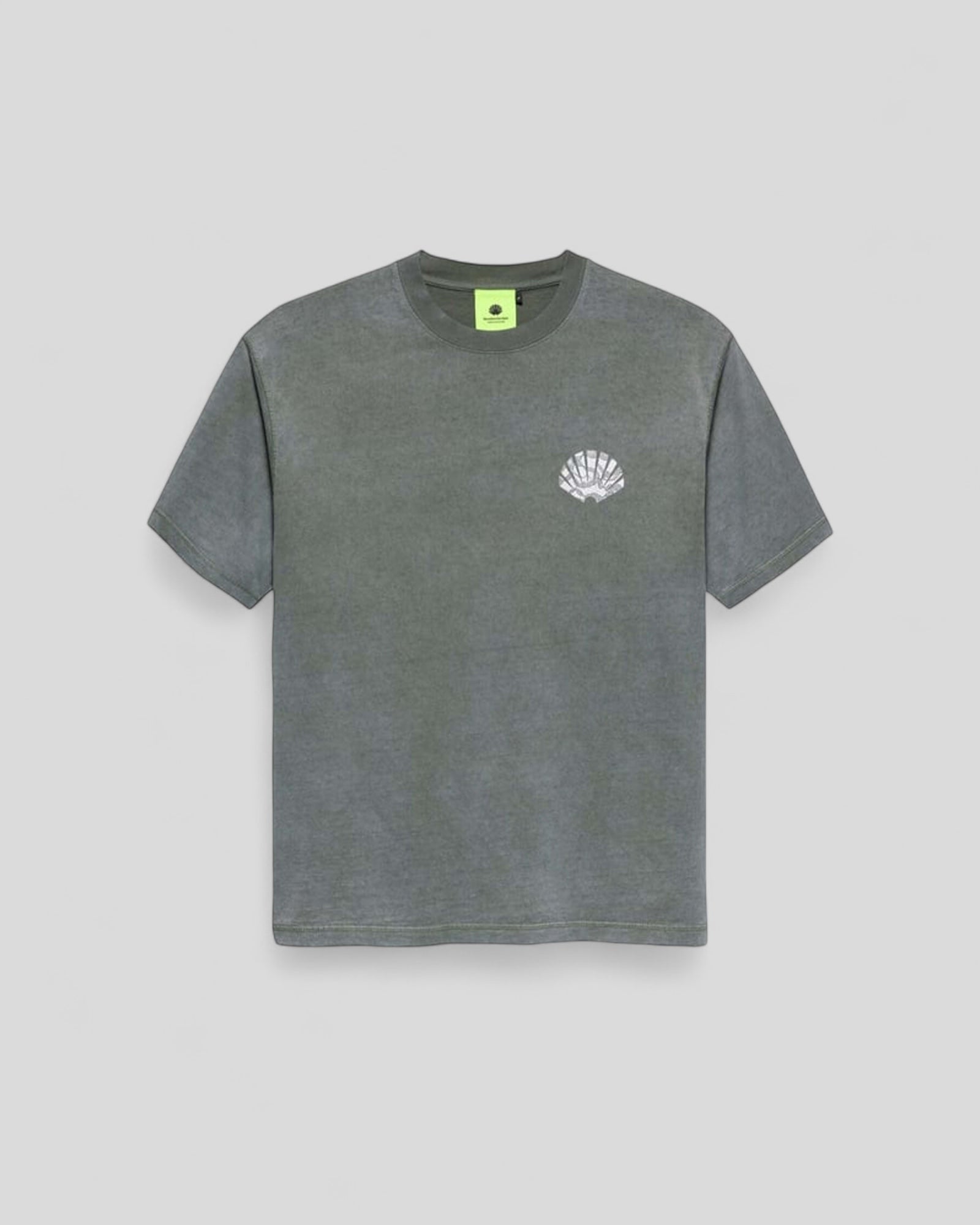 New Amsterdam || Lace Print Logo Tee - Shark Green / White - M' New Amsterdam Surf Association
