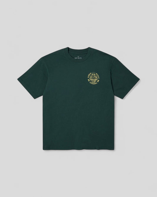 Edwin || Edwin Music Chanel TS - Green Gabies Garment Washed - M’ Edwin