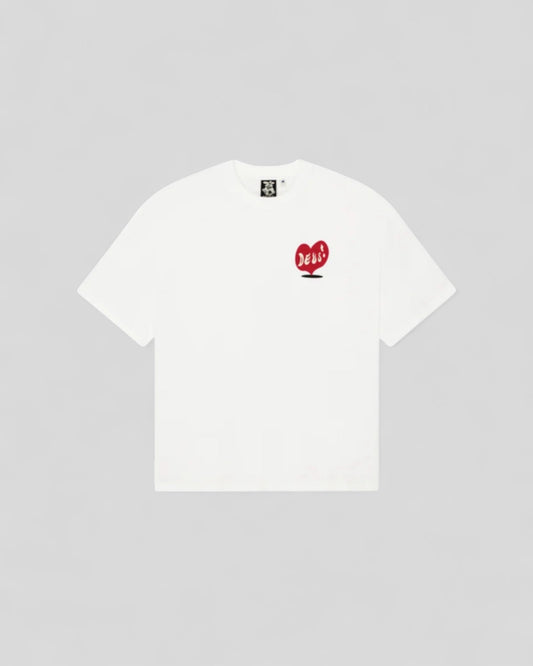 Deus || Deep Cut Tee - White - M’ Atalante Store
