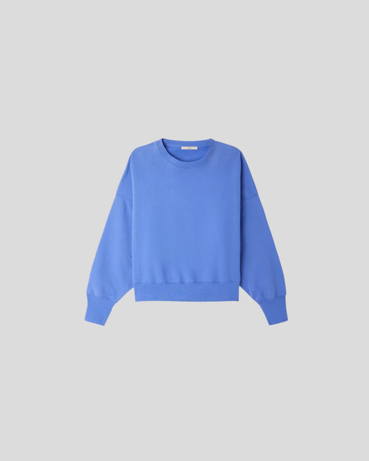 Sessùn || Isi Oversized Cropped Sweater - Italian Blue Sessùn