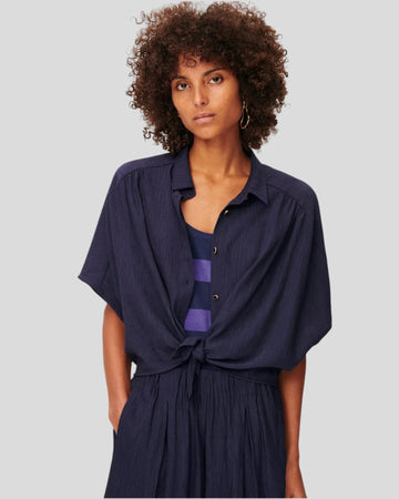 Sessùn || Alfassa Chemise - Bleu de Chine