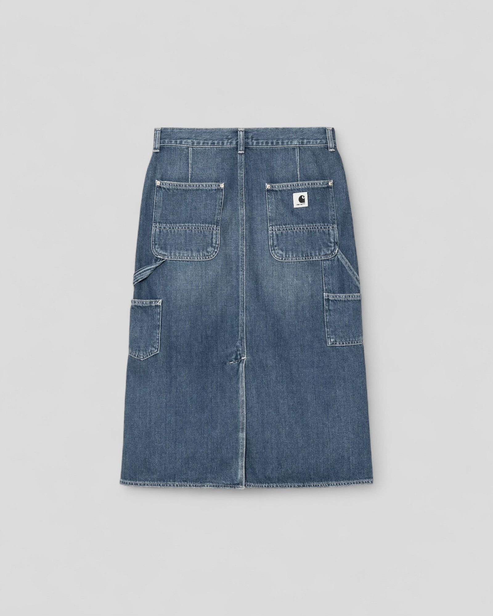 Carhartt || W' Double Knee Skirt - Denim Blue Washed Carhartt