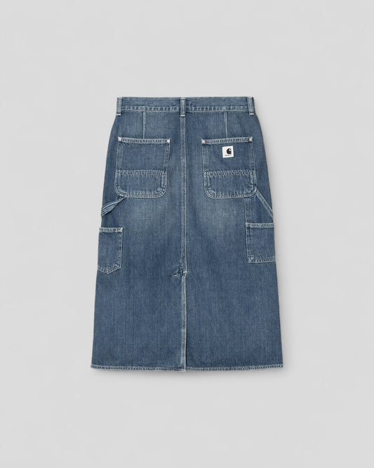 Carhartt || W' Double Knee Skirt - Denim Blue Washed Carhartt