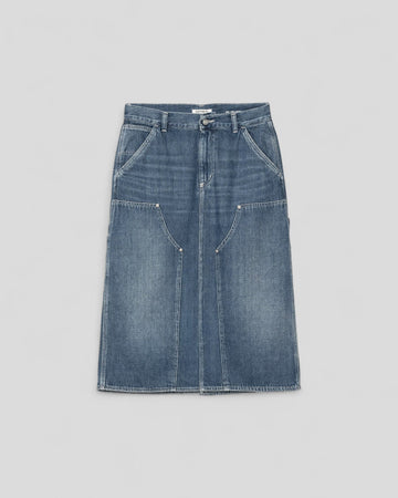 Carhartt || W' Double Knee Skirt - Denim Blue Washed Carhartt