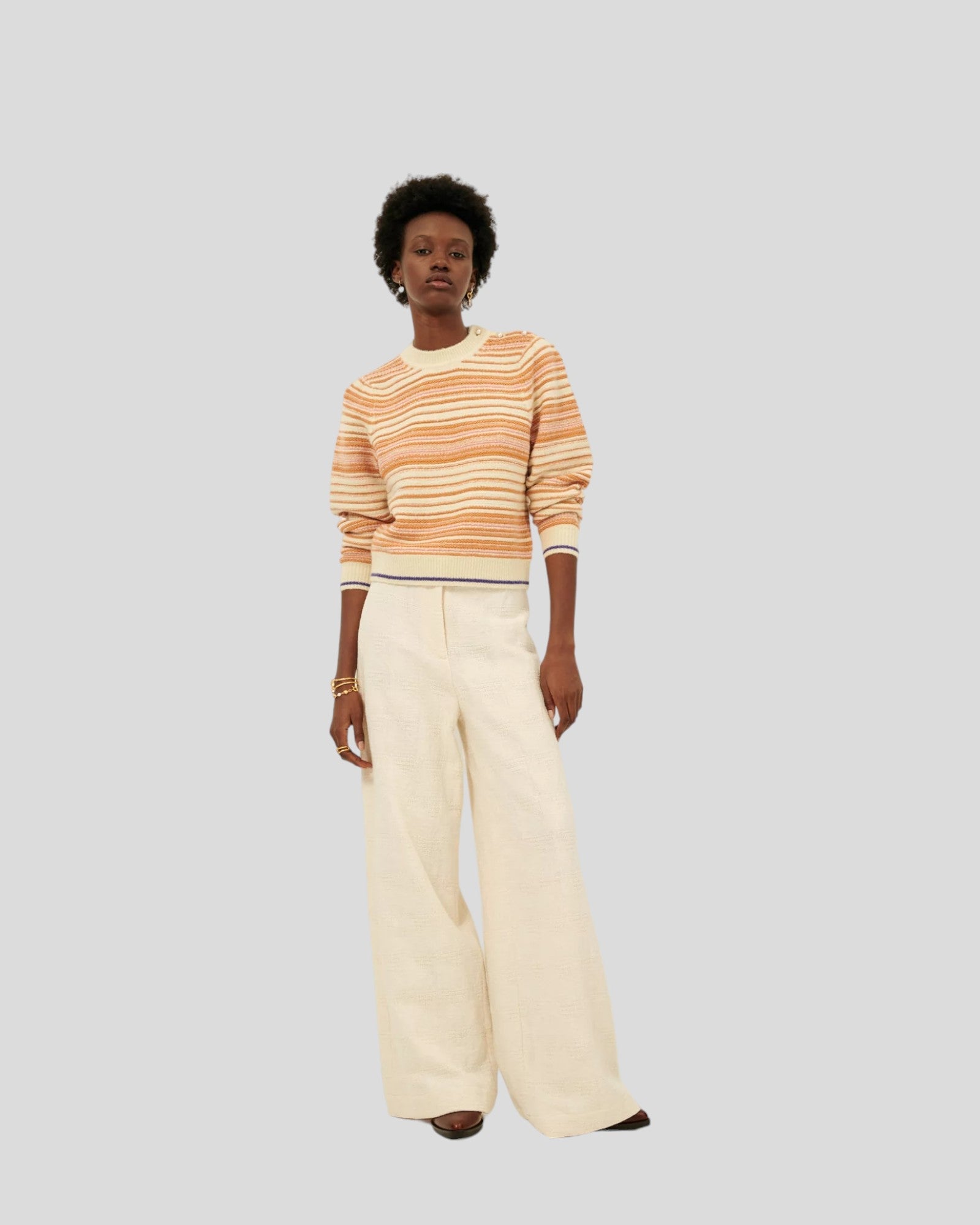 Sessùn || Cap Kraft Pantalon Ample - Fleur de Sel Sessùn