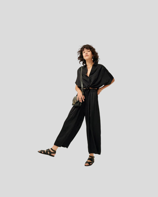 Sessùn || Isla Night Pantalon Large - Black Sessùn