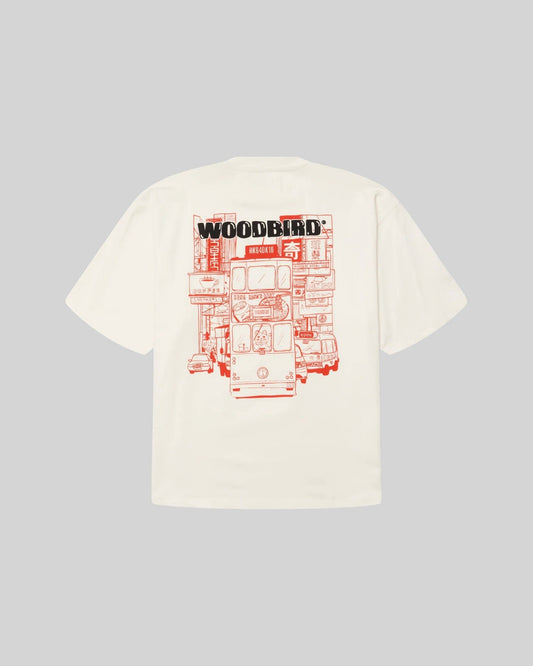 Woodbird || WBBaine Tram Tee - Off White - M’ Woodbird
