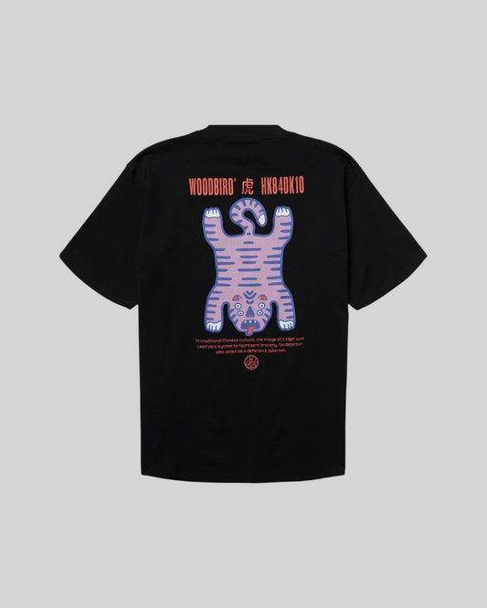Woodbird || WBBaine Tiger Tee - Black  - M’ Woodbird