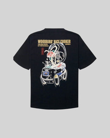 Woodbird || WBBaine Cook Tee - Dark Navy  - M’ Woodbird