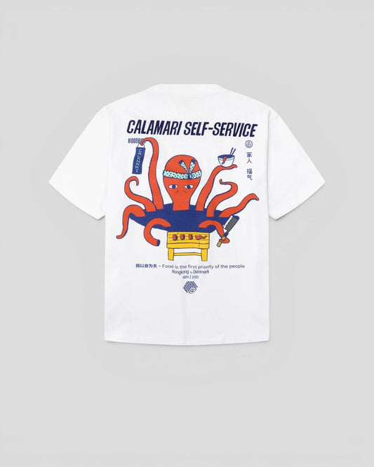 Woodbird || WBBaine Octo Tee - White - M' Woodbird