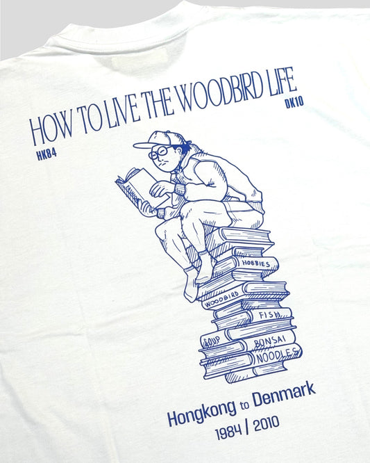 Woodbird || WBBeam Book Tee - White -  M’