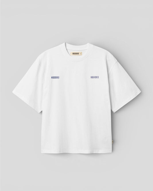 Woodbird || WBBaine Zilla Tee - White - M’