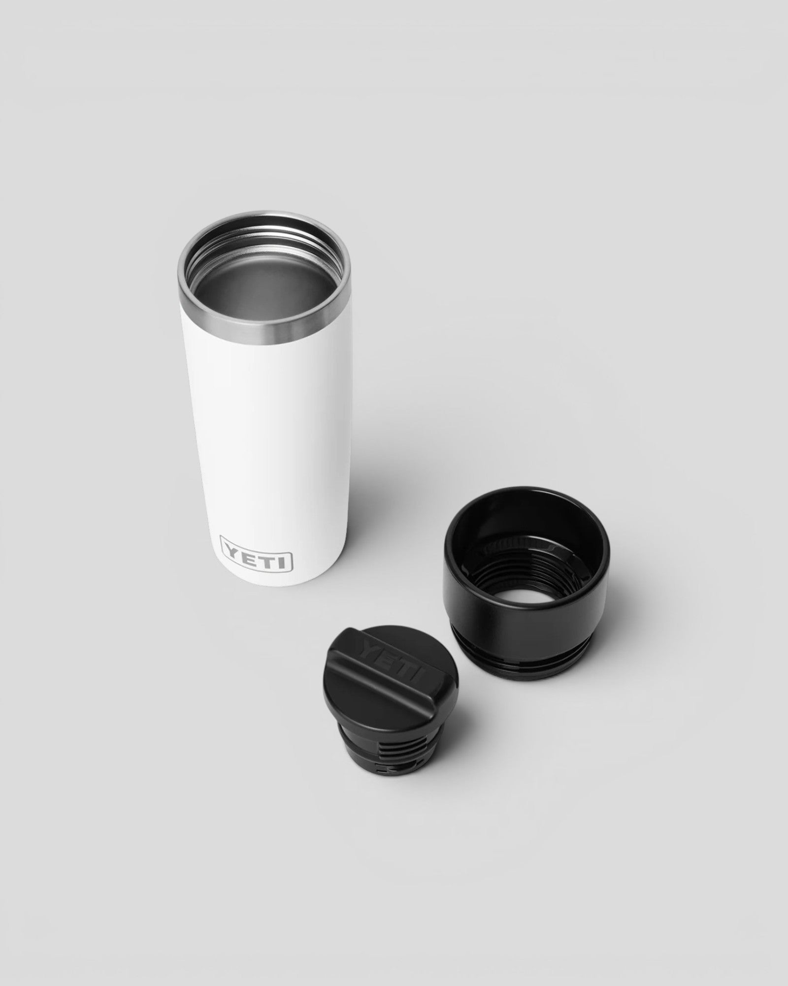 Yeti || 16 Oz Travel Bottle - White - M' Yeti