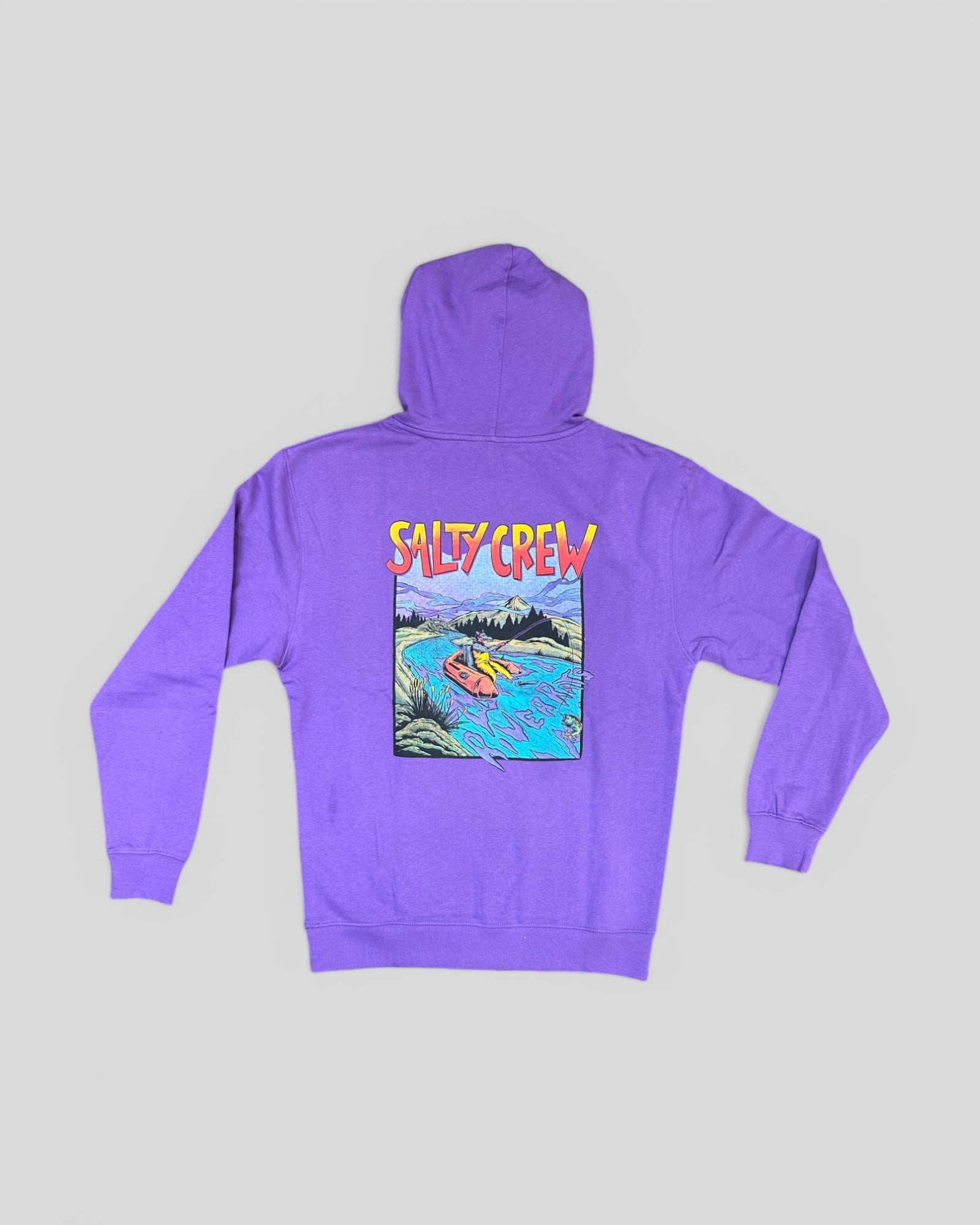 Salty Crew || River Rats Hooded - Purple - M" Salty Crew