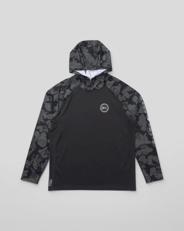 Salty Crew || Apex Perforated Hood - Black Camo - M " Salty Crew