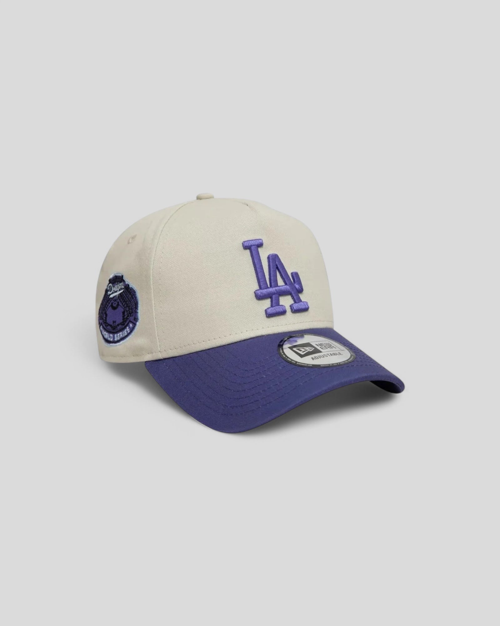 New Era || 9FORTY A-Frame LA Dodgers World Series - Patch Crème New Era