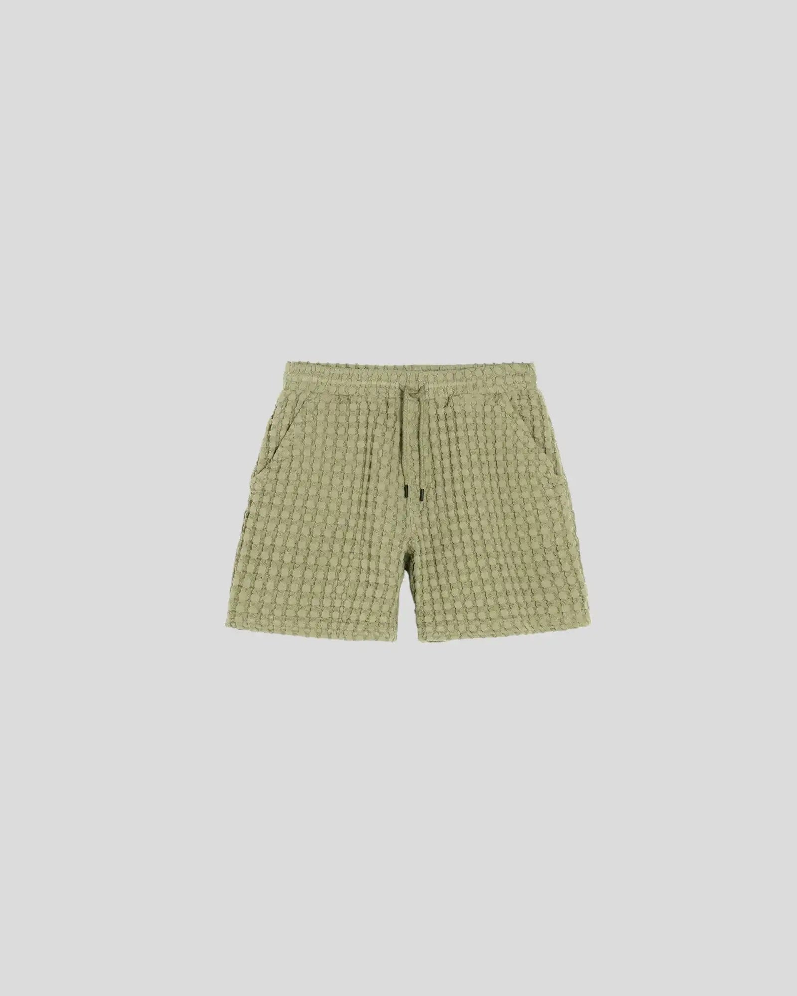 OAS || Dusty Green Porto Waffle Shorts OAS Compagny