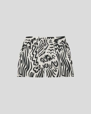 OAS || Aerosol Swim Short - Black/ White OAS Compagny