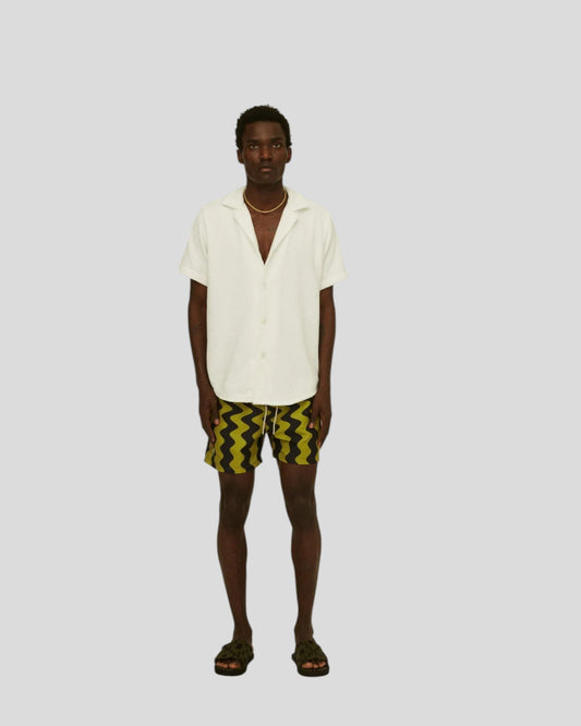 OAS || White Cuba Terry Shirt OAS Compagny