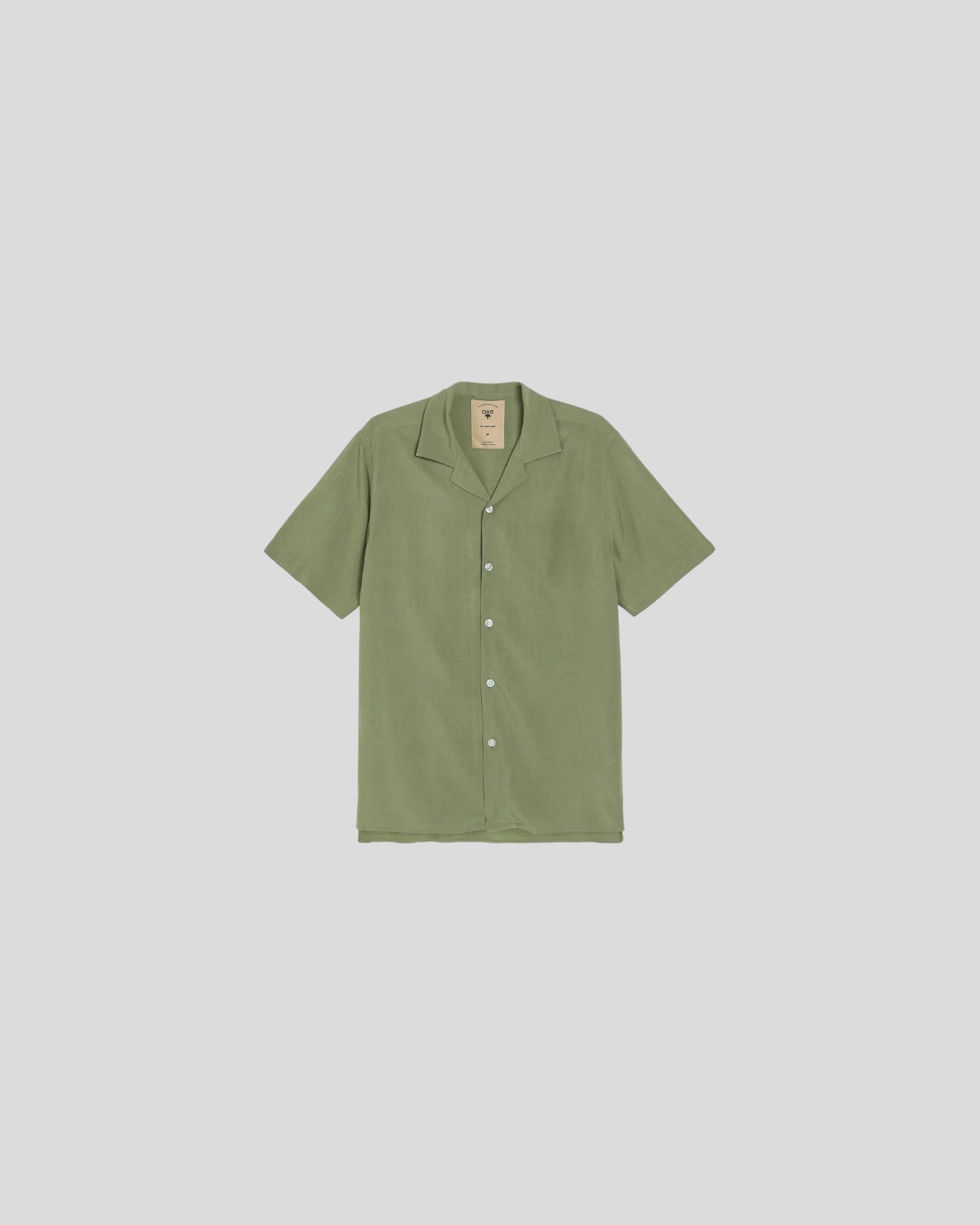 OAS || Viscose Shirt - Green Plain