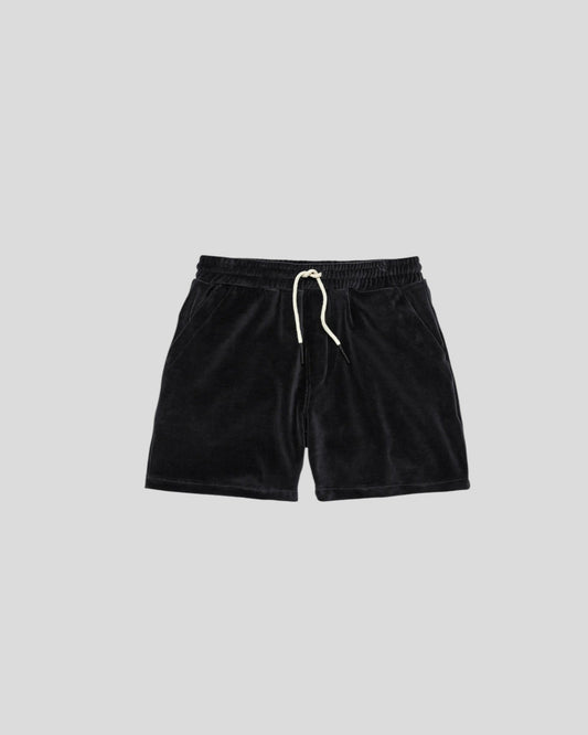 OAS || Nearly Black Velour Shorts OAS Compagny