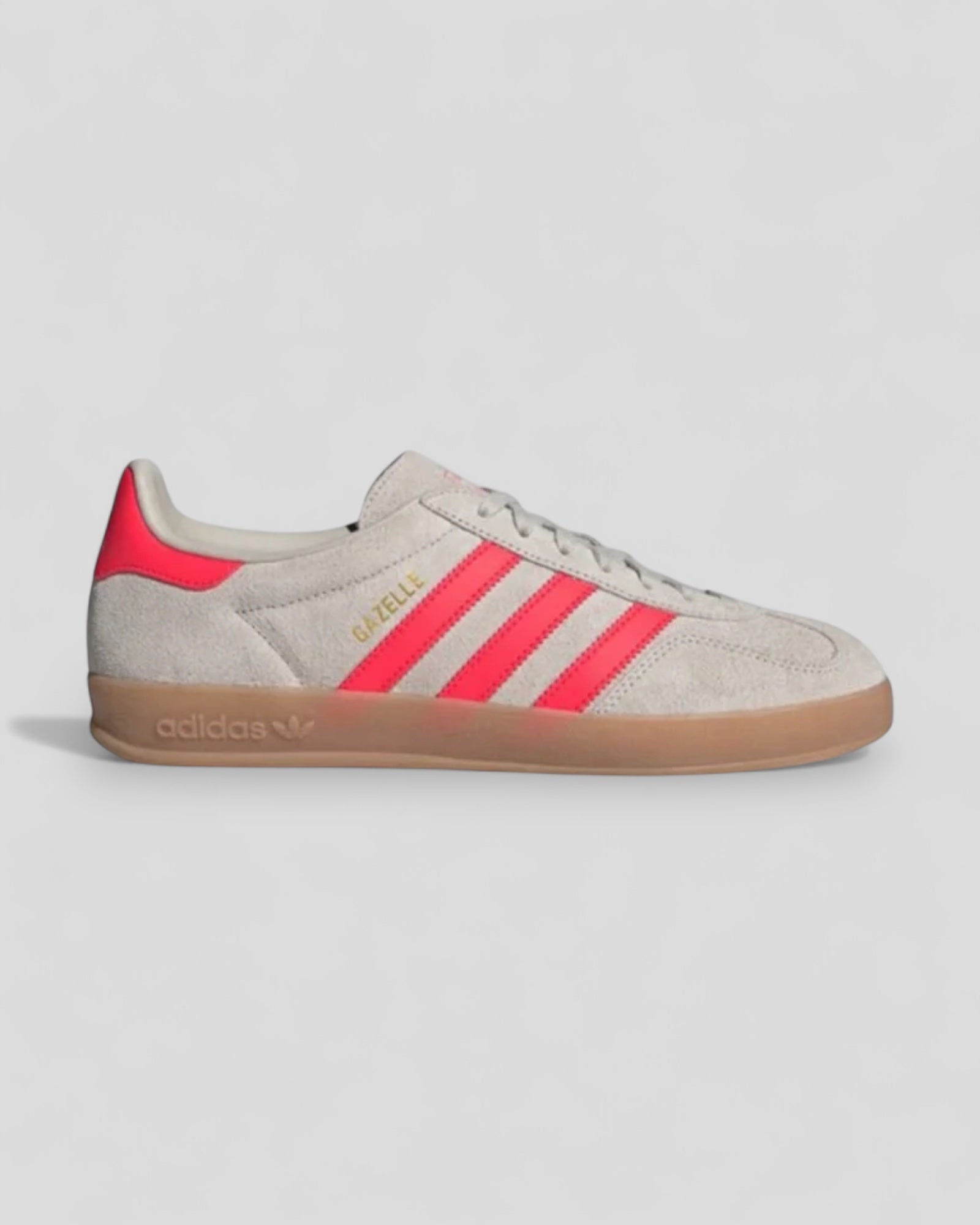 Adidas || Gazelle Indoor - Beige / Lucid Red / Cloud White - M' Adidas