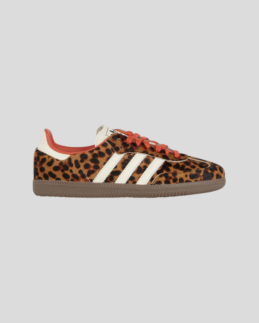 Adidas || Samba OG W - Leopard Brown / Preloved Red Adidas