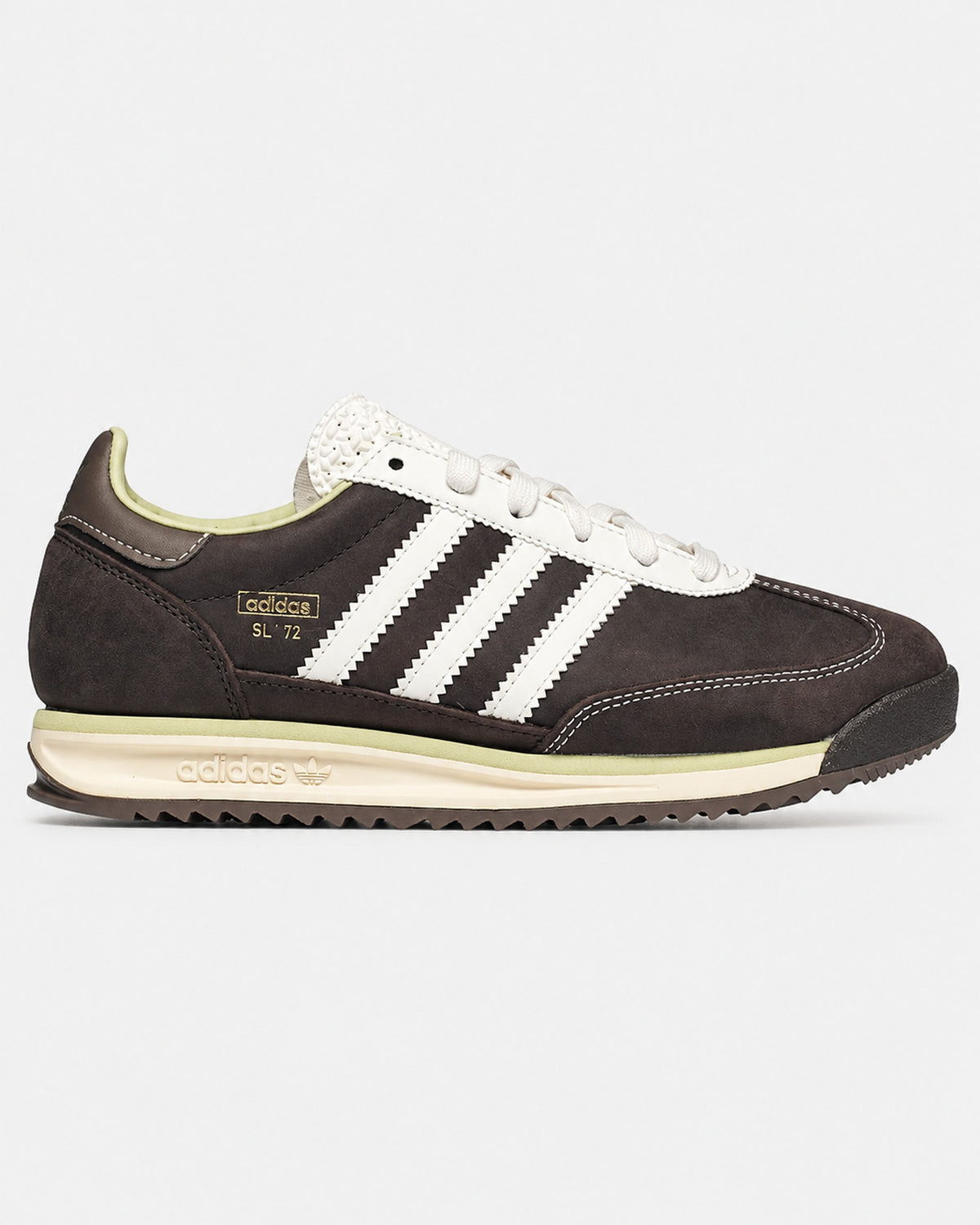 Adidas SL 72 RS marron en cuir, vue extérieure