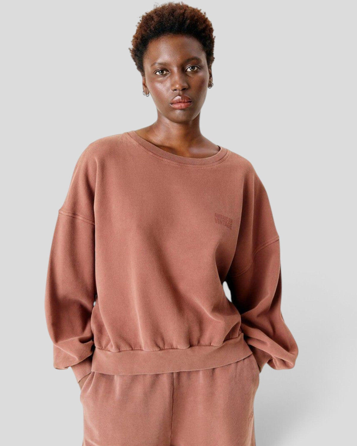 American Vintage || Sweat Jitbay - Noyer Vintage American Vintage