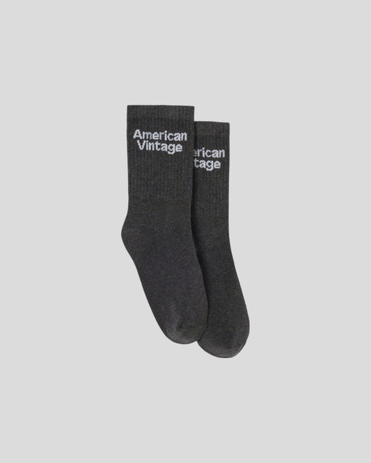 American Vintage || Clypsun Chaussettes - Anthracite Chine American Vintage