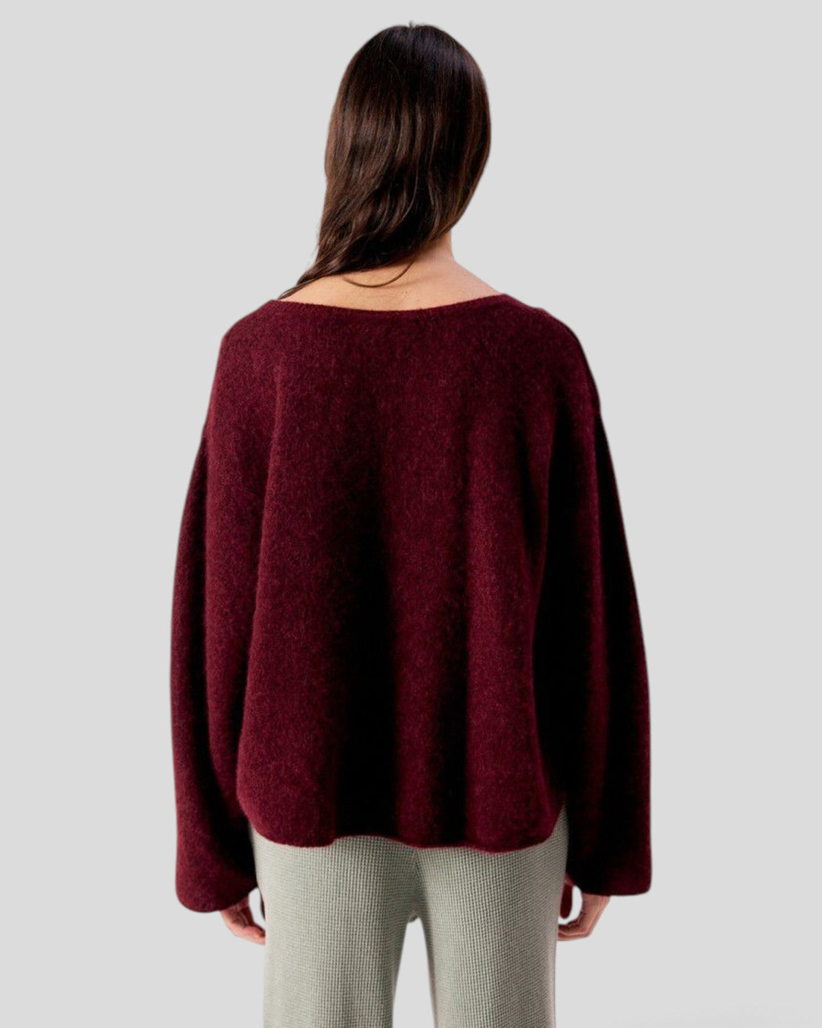 American Vintage ||  Vitow Pull - Grenat Chine American Vintage