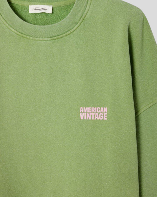 American Vintage || Plizzy Sweat - Citronelle Vintage American Vintage