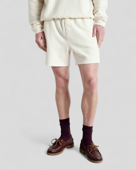 American Vintage || Bobypark - Short Homme - Ecru American Vintage
