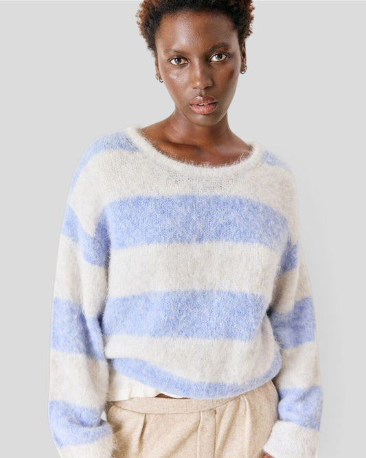 American Vintage || Niby Pull - Frost Stripes American Vintage