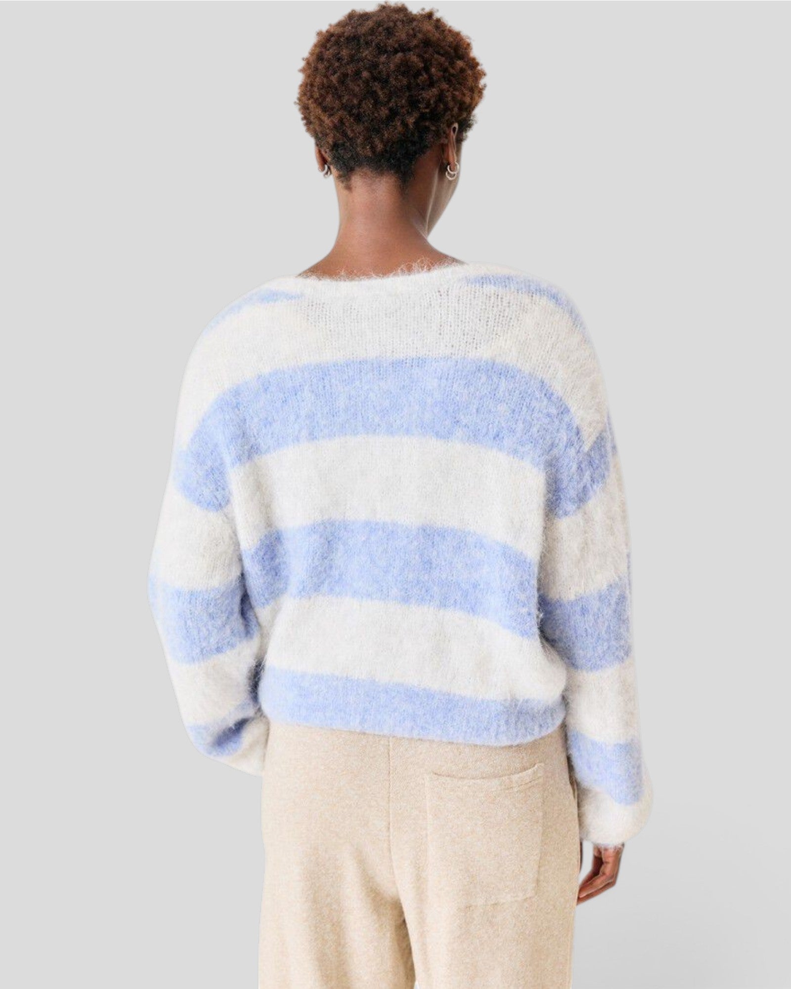 American Vintage || Niby Pull - Frost Stripes American Vintage