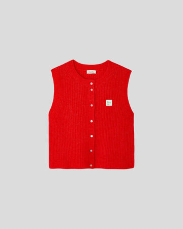 American Vintage  || East Gilet - Chili Pepper Melange American Vintage