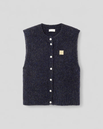American Vintage || East Gilet - Navy Mouline American Vintage