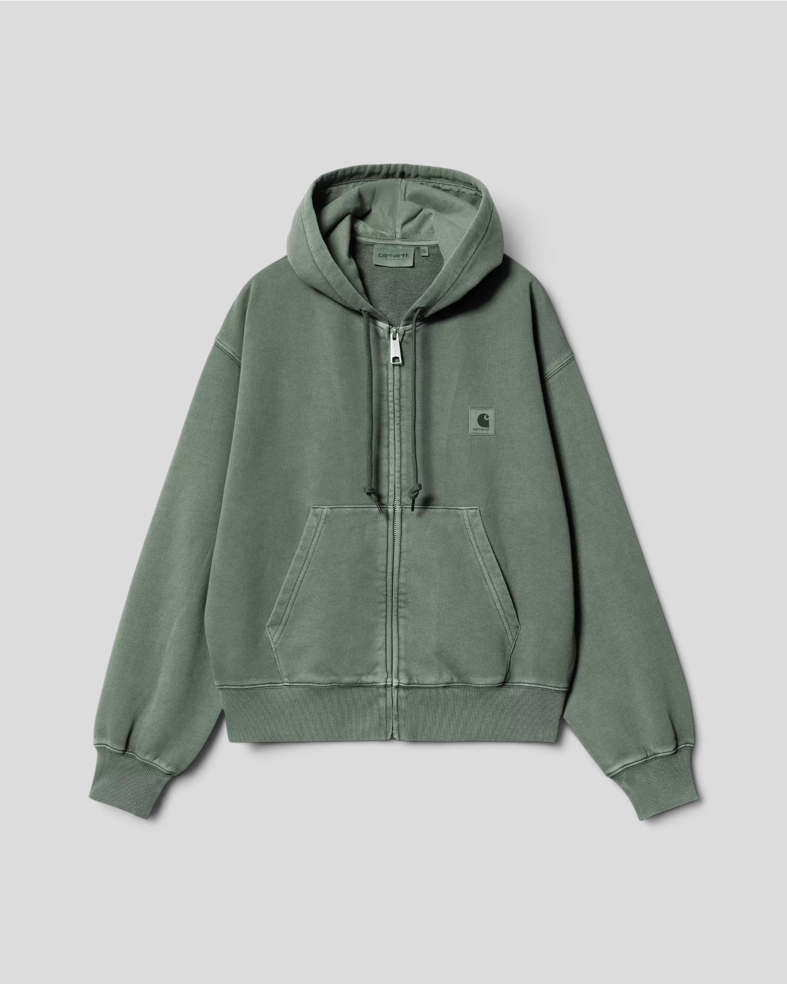 Carhartt || W' Hooded Nelson Jacket - Dark Scarab Garment Dyed Carhartt