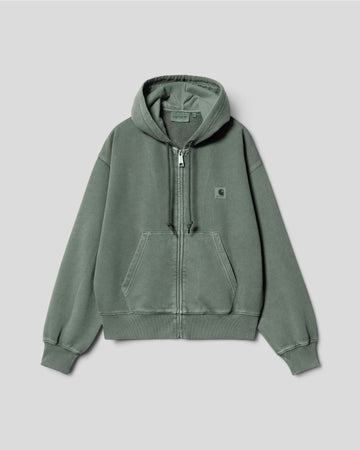 Carhartt || W' Hooded Nelson Jacket - Dark Scarab Garment Dyed Carhartt