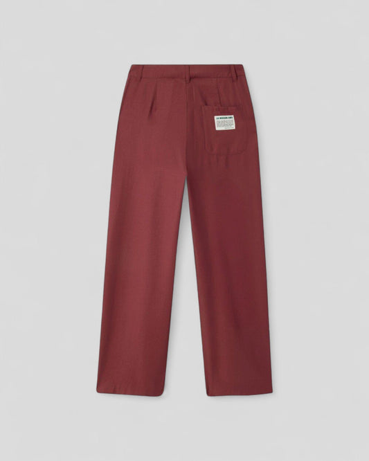 American Vintage || Pantalon Lanow - Cerisier American Vintage
